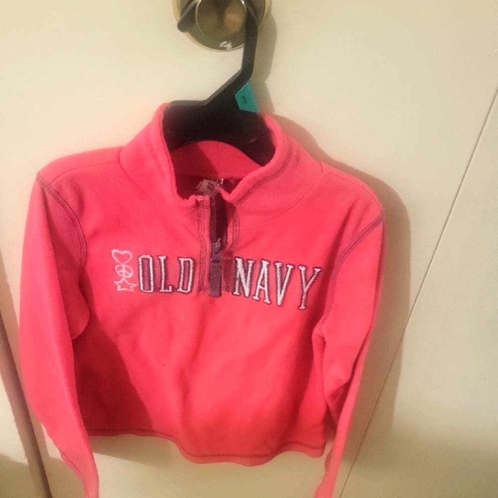 💫Old Navy Kids Pink Half Zip Fleece
